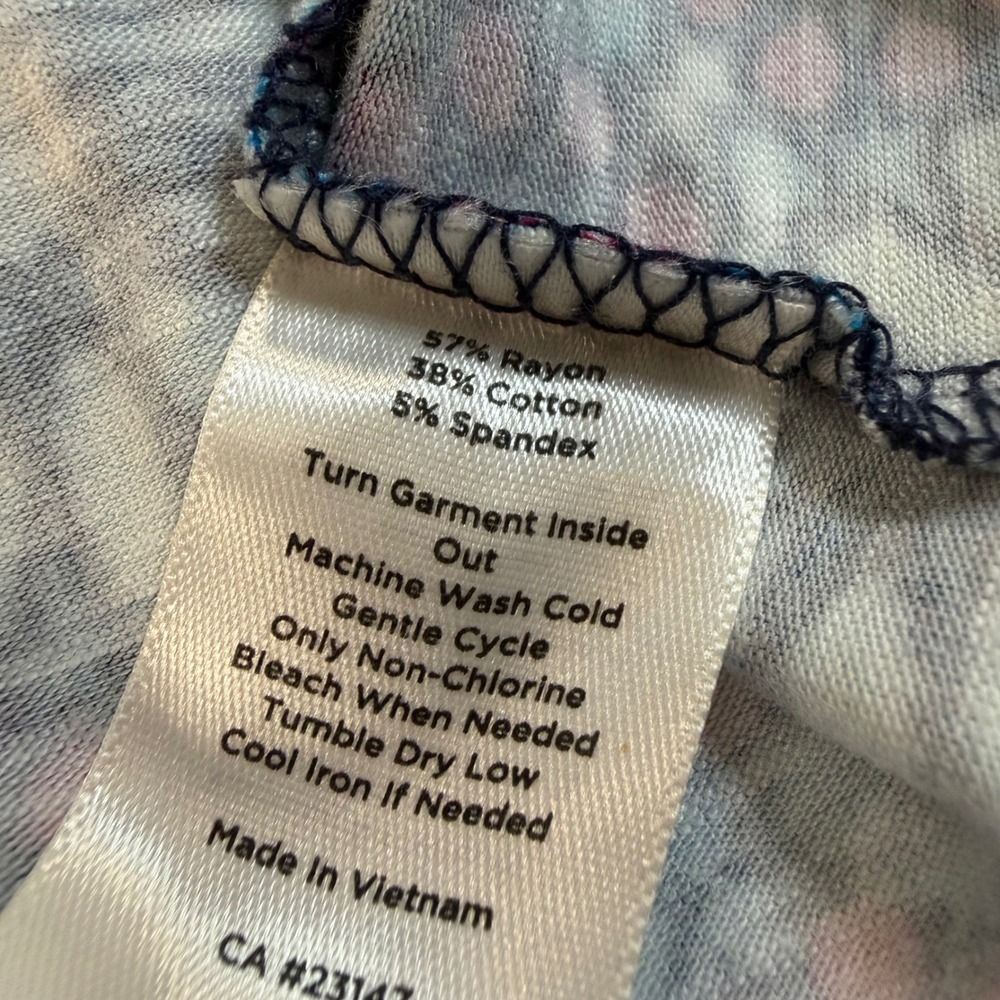 T by Talbots Womens Petite Small Colorful Crisscross  Pocket Dress Pickleball - Picture 9 of 10